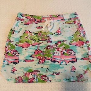 Crown and ivy golf skort